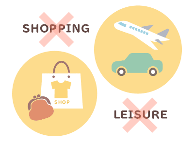 株式会社あいFP事務所福島県会津若松市で住宅ローン借り換え相談･保険の見直し･家計診断 予算を決めないと　❸欲しいものを我慢したり、家族でのお出かけが減ってしま